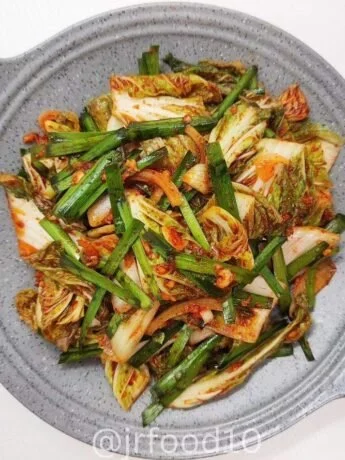 Baechu Geotjeori - non Fermented Kimchi