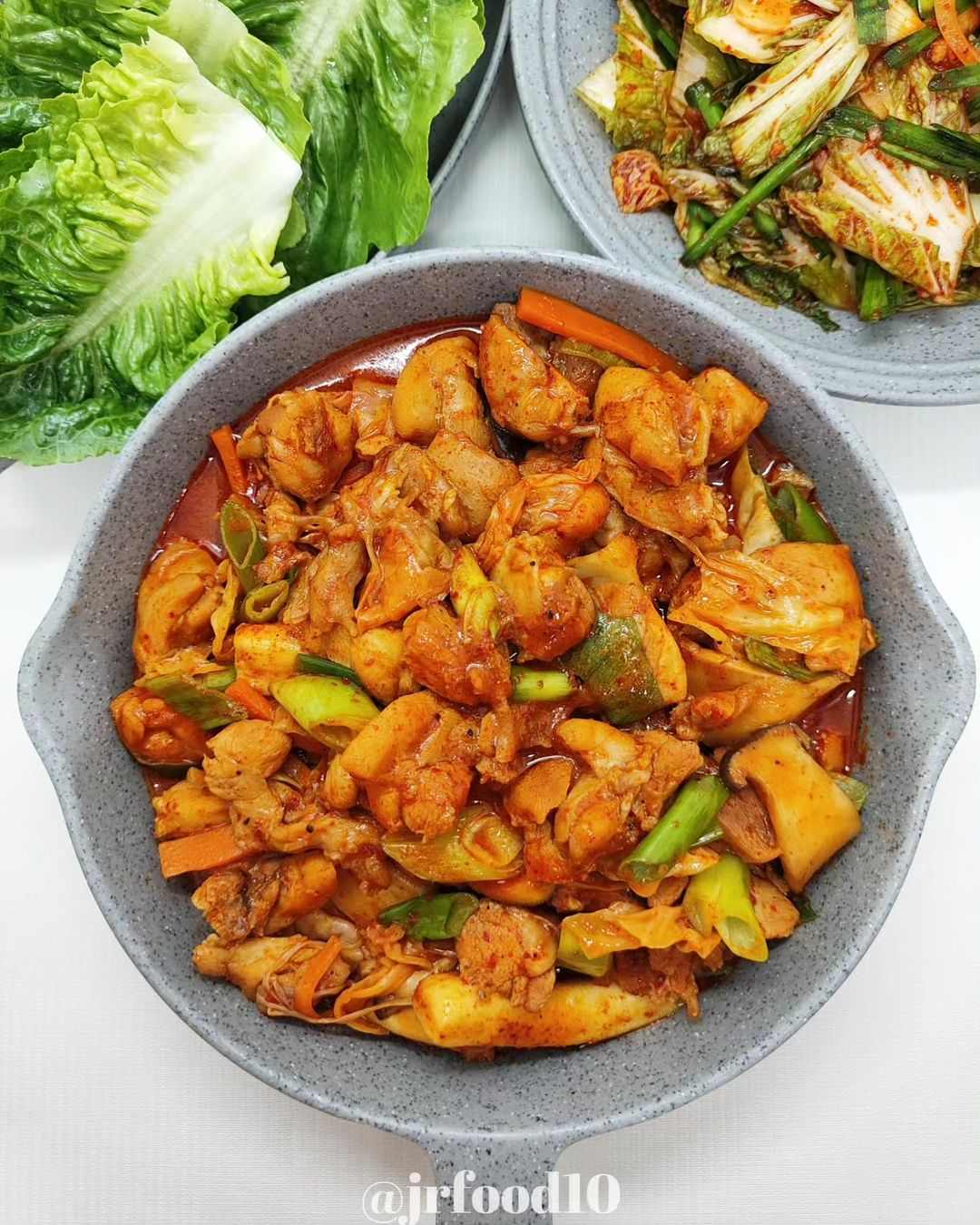 Dakgalbi - korean spicy stir fried chicken