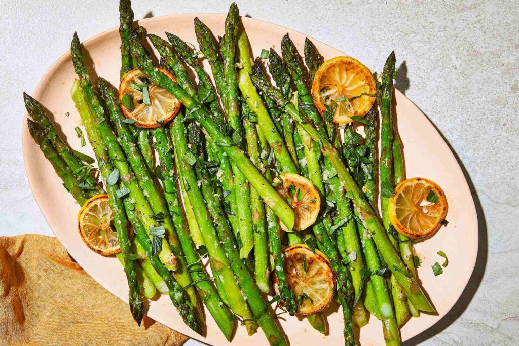 cooked asparagus 