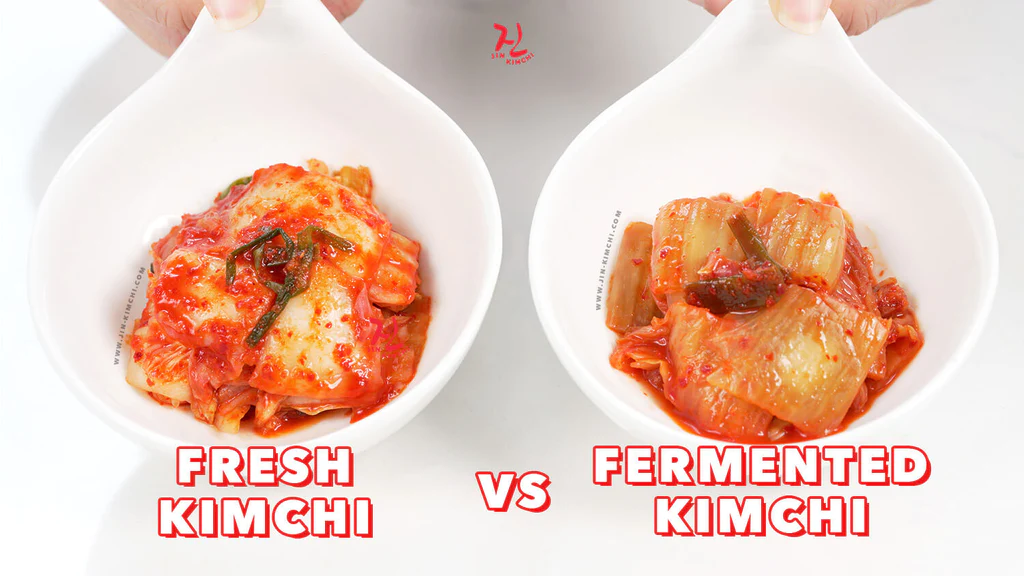 Fresh Kimchi vs Fermented Kimchi