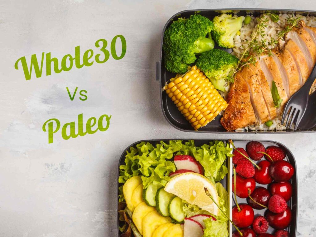 A healthy food Paleo vs Whole30