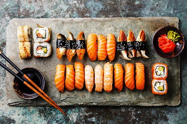 sushi compressed