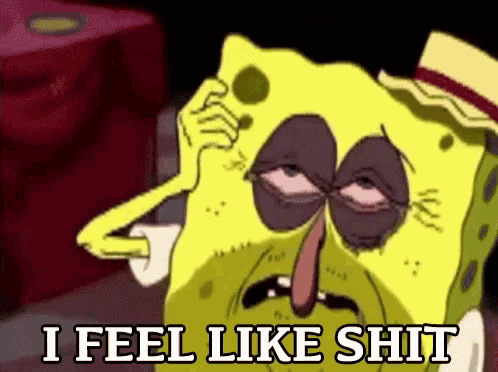 The Reason You Feel Like Sh*t Might Be That Sad Lunch You Keep Repeating 1 spongebob feel like shit